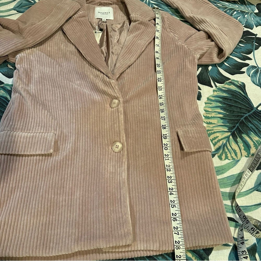 Anthropologie Sparkz Copenhagen Grey Rose Silva Blazer IRREGULAR See Description - Picture 11 of 12